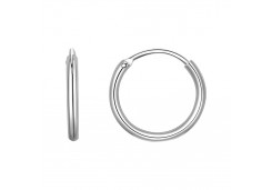 Серебряные cерьги конго