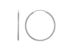 Серебряные cерьги конго