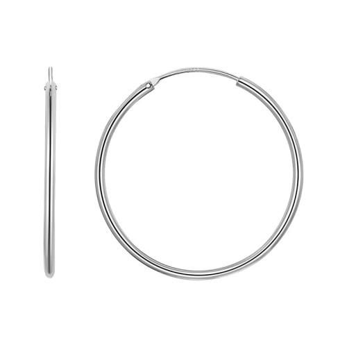 Серебряные cерьги конго