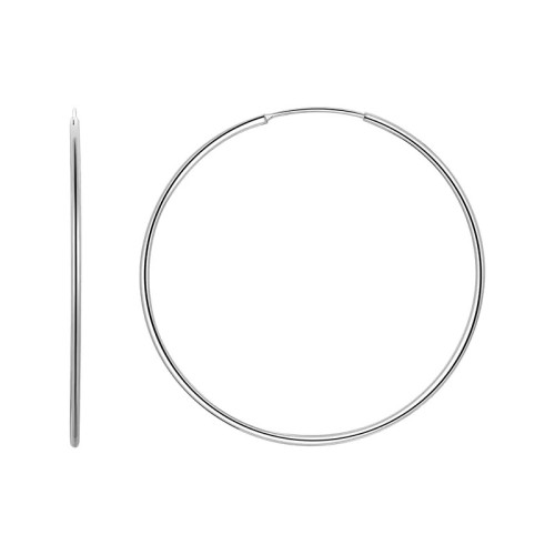 Серебряные cерьги конго