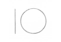 Серебряные cерьги конго