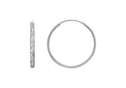 Серебряные cерьги конго