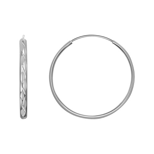 Серебряные cерьги конго