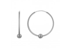 Серебряные cерьги конго