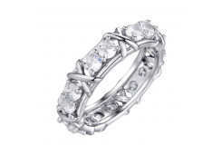 Серебряное кольцо с фианитом
