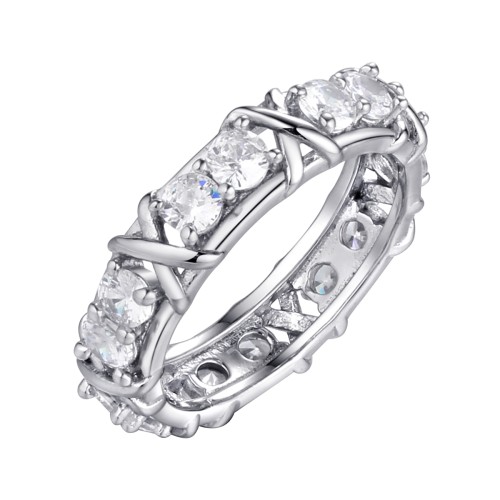 Серебряное кольцо с фианитом