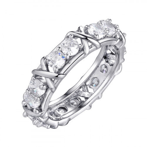 Серебряное кольцо с фианитом