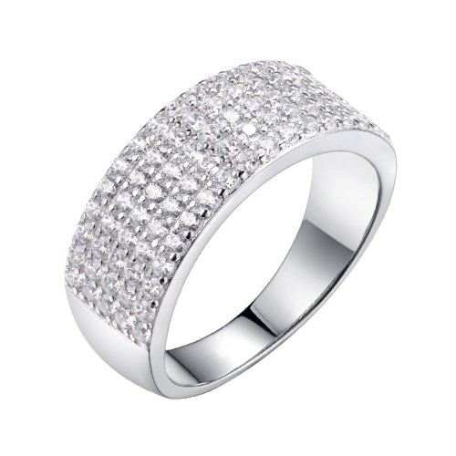 Серебряное кольцо с фианитом