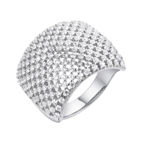 Серебряное кольцо с фианитом