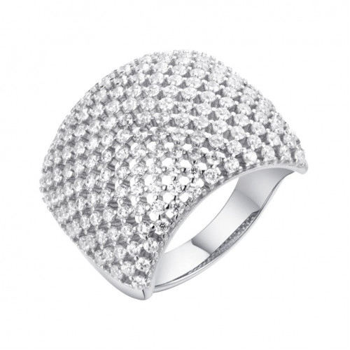 Серебряное кольцо с фианитом