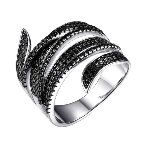 Серебряное кольцо с фианитом
