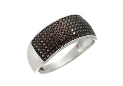 Серебряное кольцо с фианитом