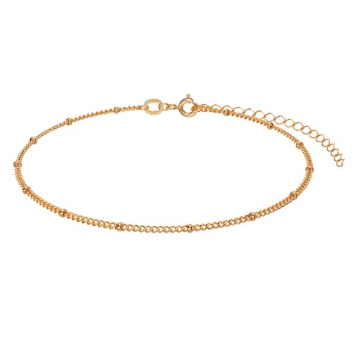 Браслет на ногу из золота 