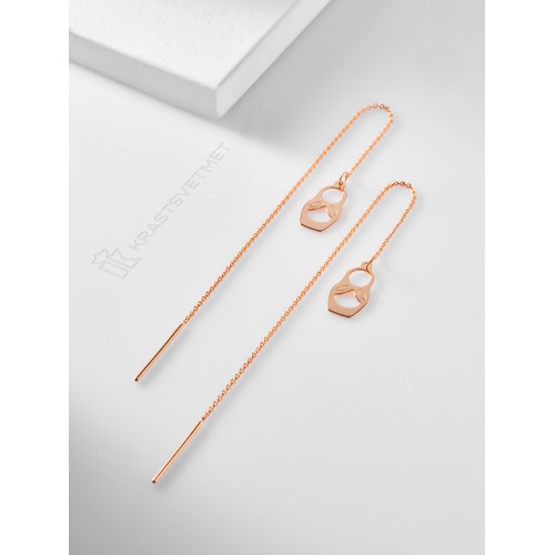 Золотые cерьги классические