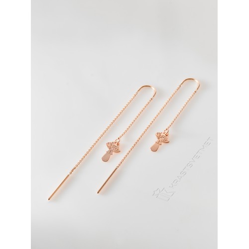 Золотые cерьги классические