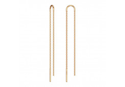Золотые cерьги классические