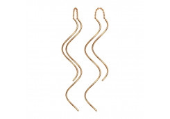 Золотые cерьги классические