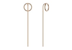 Золотые cерьги классические