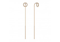 Золотые cерьги классические