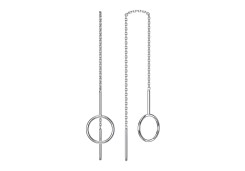 Серебряные cерьги классические