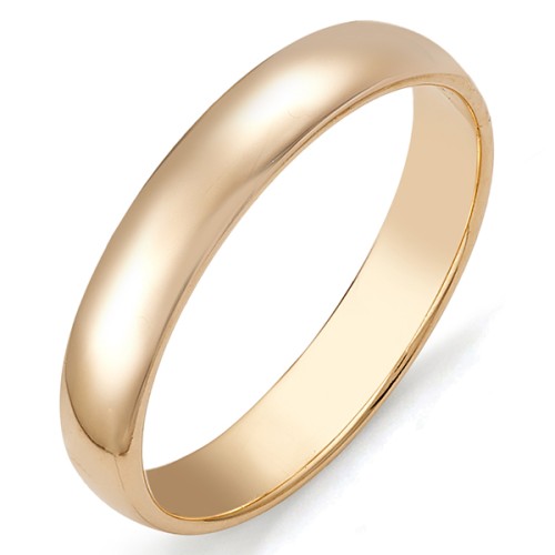 Золотое обручальное кольцо 