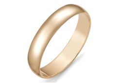 Золотое обручальное кольцо 