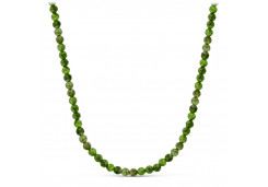 Бусы из серебра с фианитом