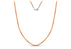 Бусы из серебра с кораллом