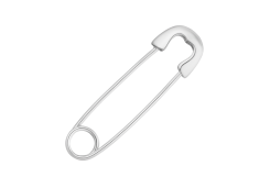 Булавка из серебра 