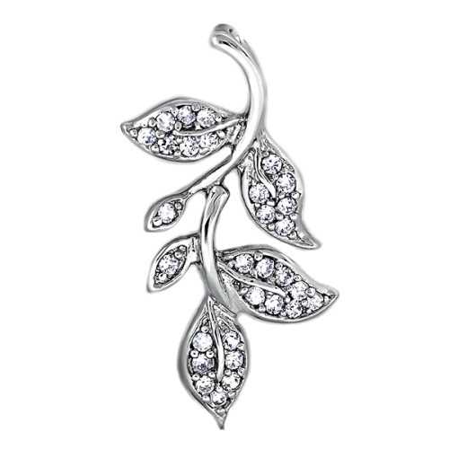 Серебряная подвеска с фианитом