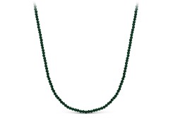 Бусы из серебра со шпинелью