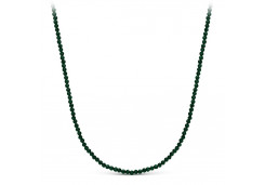 Бусы из серебра со шпинелью