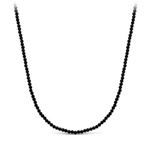 Бусы из серебра со шпинелью