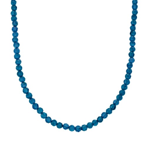 Бусы из серебра со шпинелью