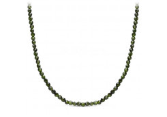 Бусы из серебра со шпинелью