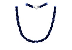 Бусы из серебра со шпинелью