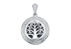 Серебряная подвеска с агатом