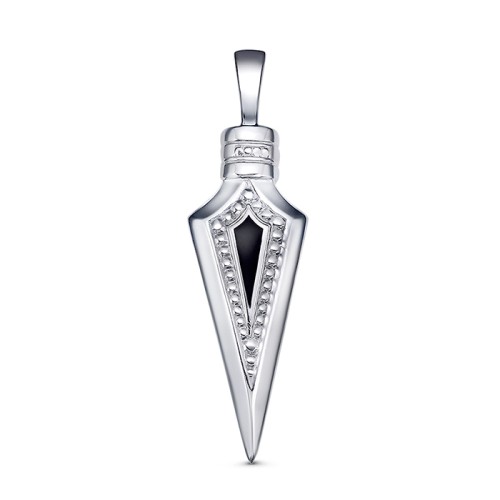 Серебряная подвеска с эмалью