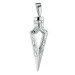 Серебряная подвеска с фианитом