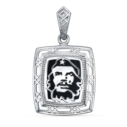 Серебряная подвеска с агатом