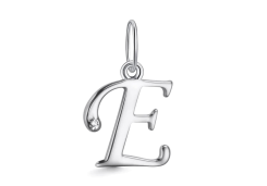 Серебряная подвеска с фианитом