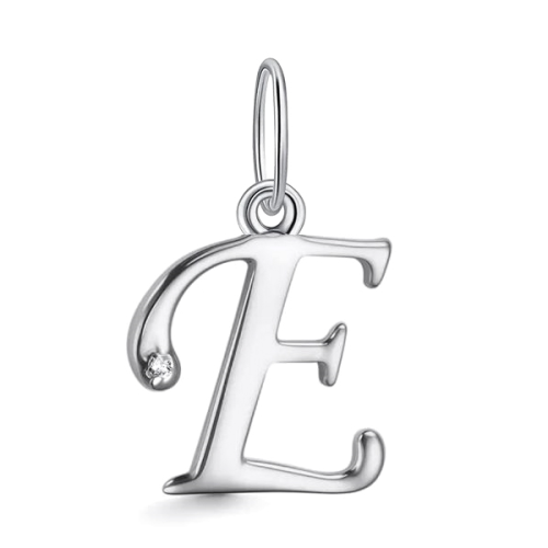Серебряная подвеска с фианитом