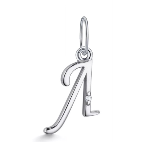 Серебряная подвеска с фианитом