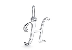 Серебряная подвеска с фианитом