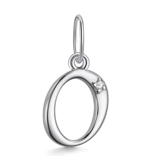 Серебряная подвеска с фианитом