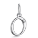 Серебряная подвеска с фианитом