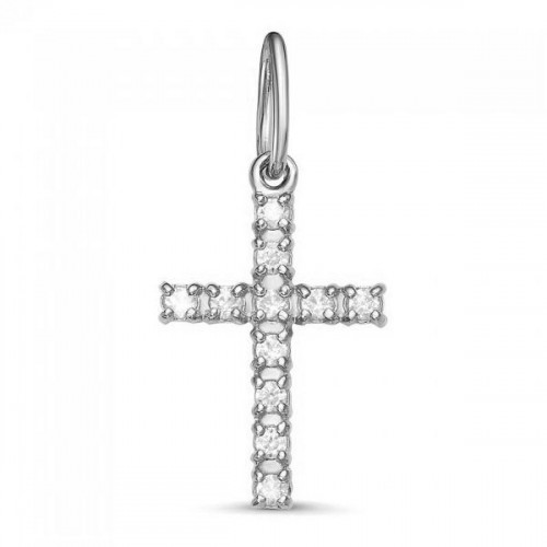 Серебряная подвеска с фианитом