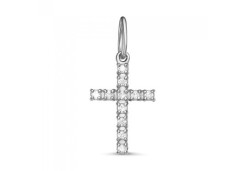 Серебряная подвеска с фианитом