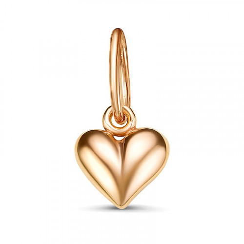 Серебряная подвеска с позолотой