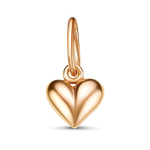 Серебряная подвеска с позолотой